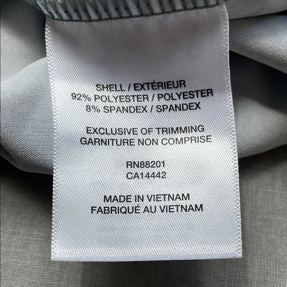 Mondetta Performance Luxury 1/4 Zip Sleveless Floral Green Zip Pockets Size M - Picture 10 of 12